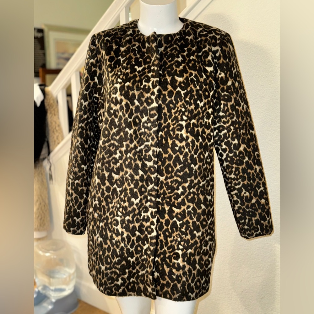 Nine West Leopard Coat